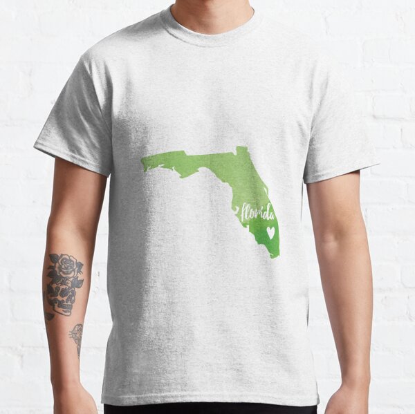 Florida - green Classic T-Shirt for Sale by gracehertlein