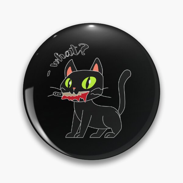 Artikelvorschau, Was? Ich bin ein schwarzes Katzenkostüm für Halloween, das Blut entworfen und verkauft von FLOWER--ART.