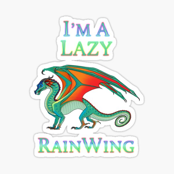 Artikel-Vorschau von Ich bin ein Lazy RainWing, designt und verkauft von VibrantEchoes.