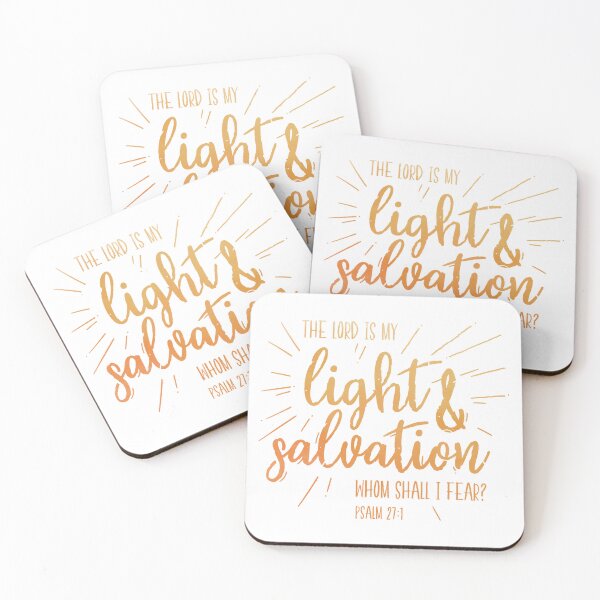Item preview, Psalm 27 1 - The Lord is my light and salvation designed and sold by Motivburg.