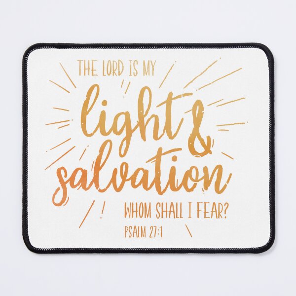 Item preview, Psalm 27 1 - The Lord is my light and salvation designed and sold by Motivburg.