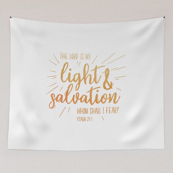 Item preview, Psalm 27 1 - The Lord is my light and salvation designed and sold by Motivburg.