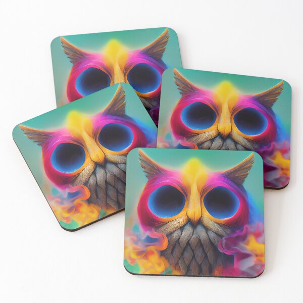 Item preview, Owl in Smoke Form - Created by Artificial Intelligence designed and sold by Created-by-AI.