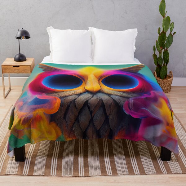Item preview, Owl in Smoke Form - Created by Artificial Intelligence designed and sold by Created-by-AI.