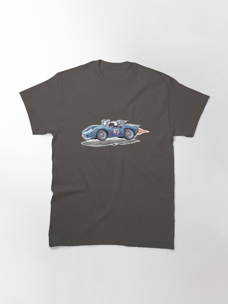 Thumbnail 3 of 7, Classic T-Shirt, Lola T-70 Racecar designed and sold by CraigWoida.