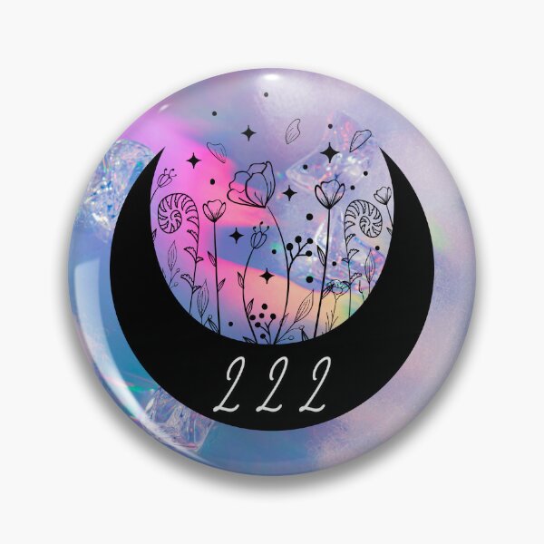 Item preview, 222 Rainbow Floral Moon  designed and sold by ThatZenLife.
