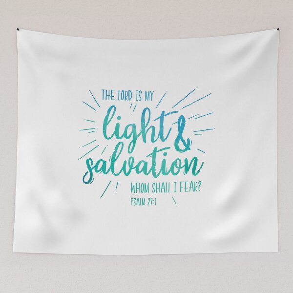 Item preview, Psalm 27 1 - The Lord is my light and salvation designed and sold by Motivburg.