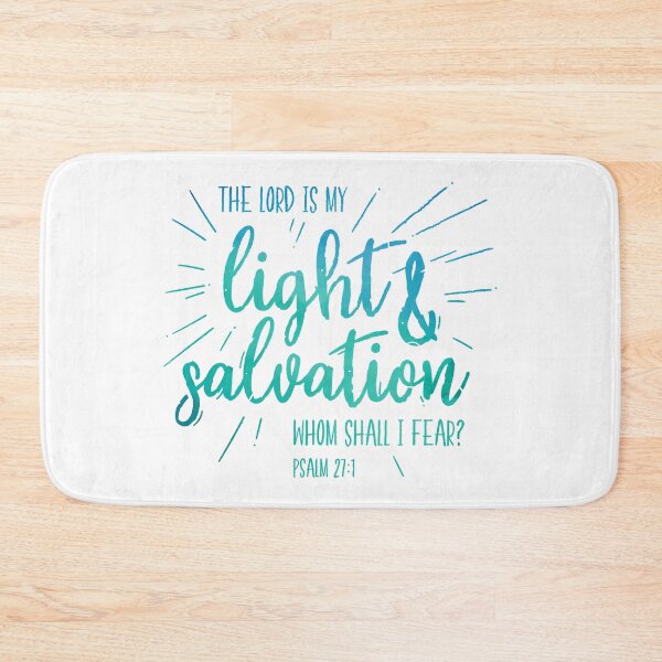 Item preview, Psalm 27 1 - The Lord is my light and salvation designed and sold by Motivburg.