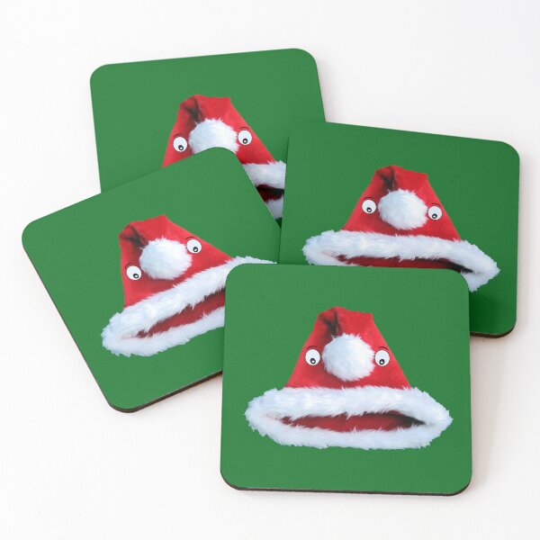 Item preview, Christmas santa hat face designed and sold by bravoalpha.