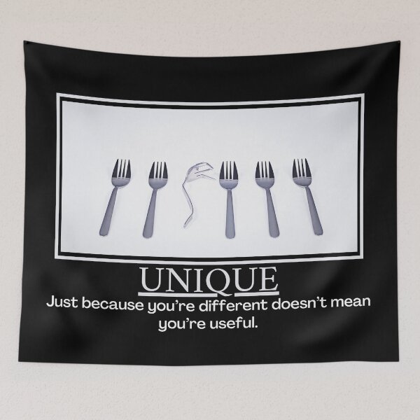 Item preview, Unique- Demotivational Poster designed and sold by DesignsByDaddy.