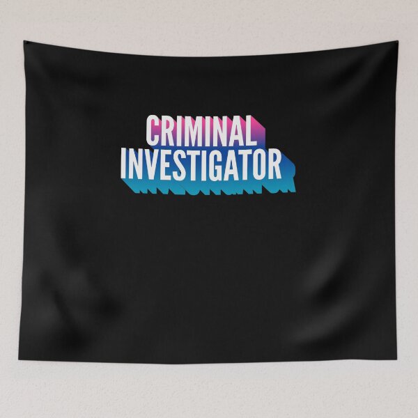 Item preview, Criminal Investigator With Long Gradient Shadow designed and sold by SVPOD.