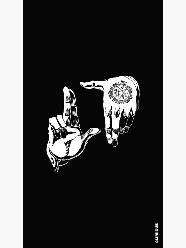 "FMA Hand Sign" Sticker for Sale by Bermudis Redbubble