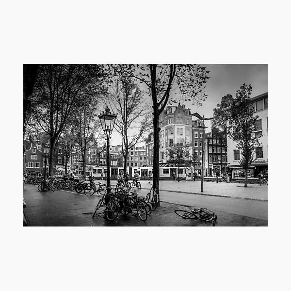 Amsterdam city street Photographic Print