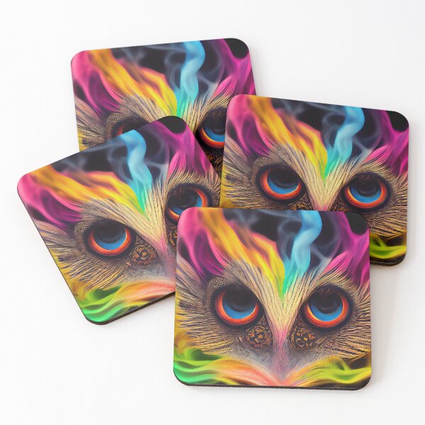 Item preview, Owl in Smoke Form - Created by Artificial Intelligence designed and sold by Created-by-AI.
