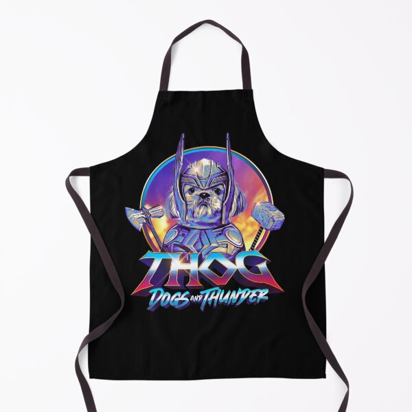 Item preview, THOG - Dogs and Thunder - Funny Shih Tzu Superhero designed and sold by BrainlabStudios.