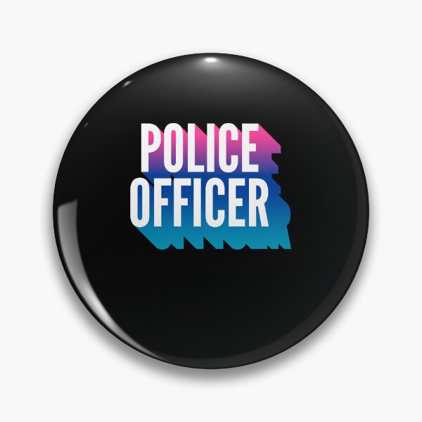 Item preview, Police Officer With Long Gradient Shadow designed and sold by SVPOD.
