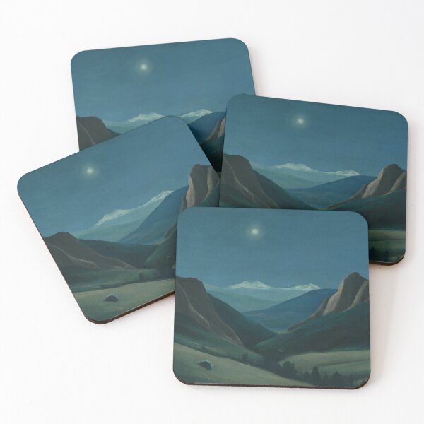Item preview, Dimly Moonlit Hills designed and sold by Noah Oliver.