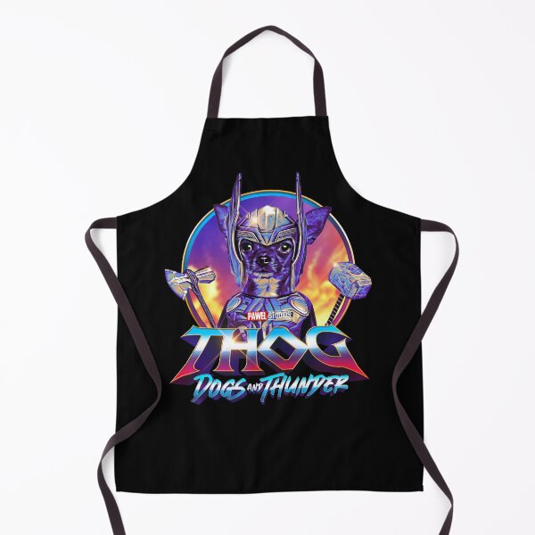 Item preview, THOG - Dogs and Thunder - Funny Chihuahua Superhero designed and sold by BrainlabStudios.