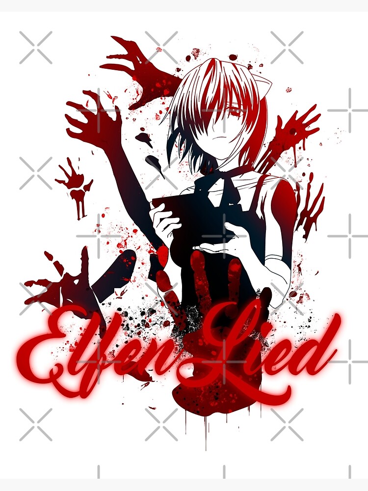 Lucy | Elfen Lied Anime | Art Board Print