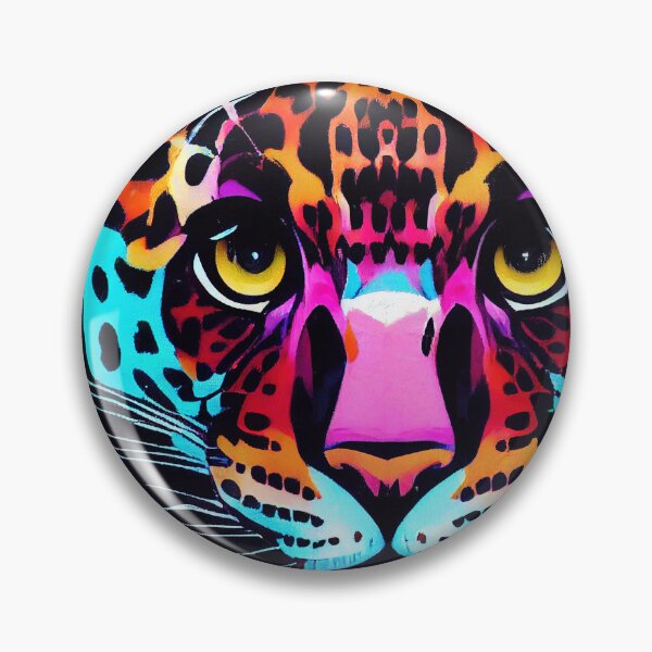Item preview, Leopard, popart, synthwave , colorfull designed and sold by PeanutArtCorner.