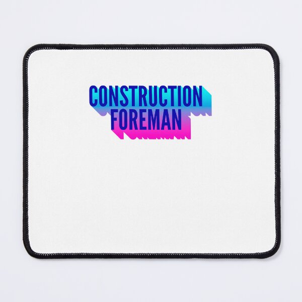 Item preview, Construction Foreman With Long Gradient Shadow designed and sold by SVPOD.