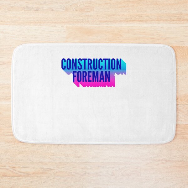 Item preview, Construction Foreman With Long Gradient Shadow designed and sold by SVPOD.