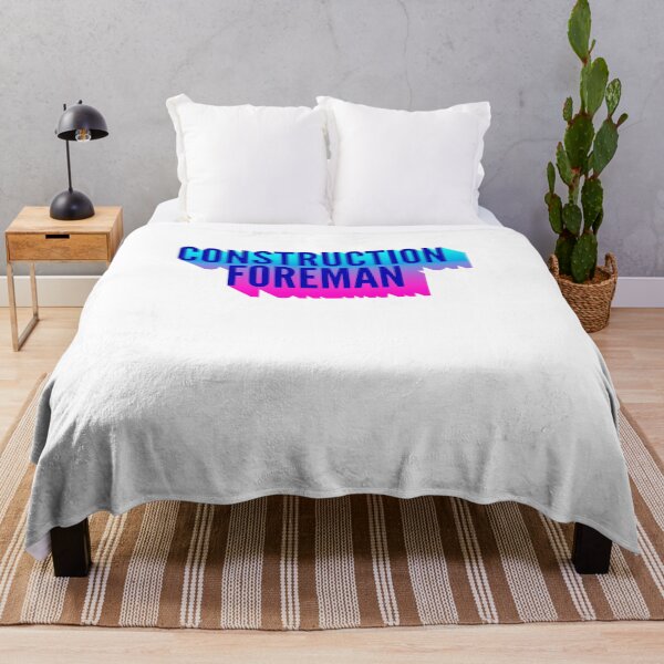 Item preview, Construction Foreman With Long Gradient Shadow designed and sold by SVPOD.