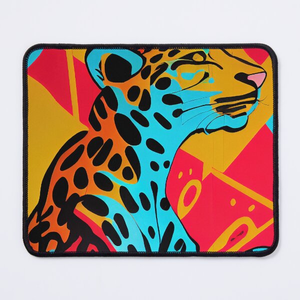 Item preview, Leopard, popart, synthwave , colorfull designed and sold by PeanutArtCorner.
