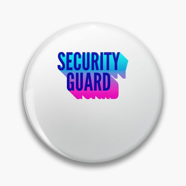 Item preview, Security guard With Long Gradient Shadow designed and sold by SVPOD.