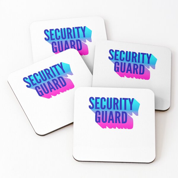 Item preview, Security guard With Long Gradient Shadow designed and sold by SVPOD.