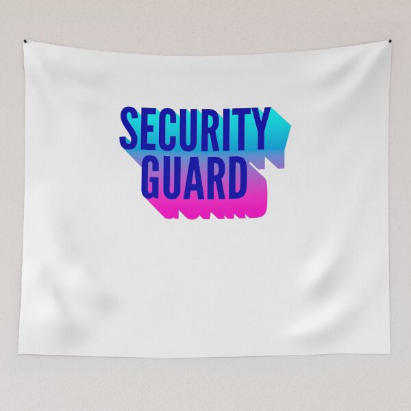 Item preview, Security guard With Long Gradient Shadow designed and sold by SVPOD.