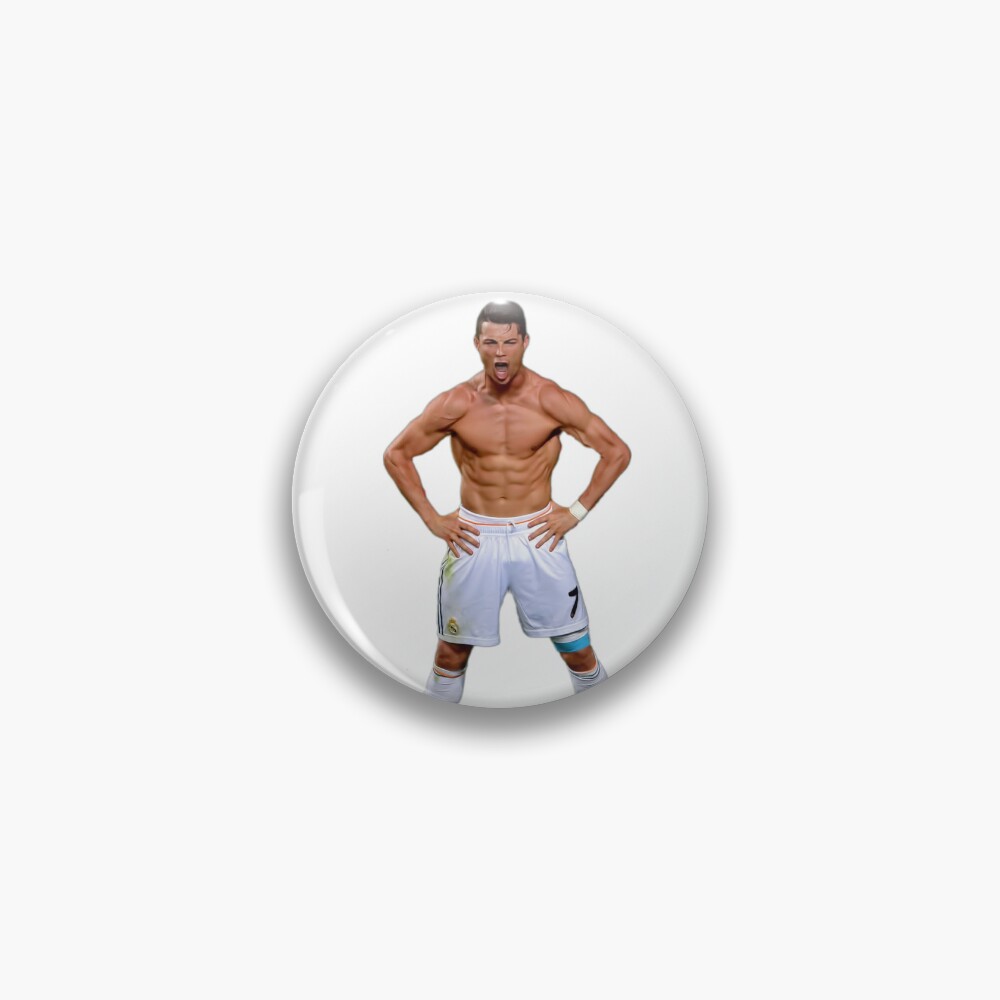 Ronaldo Celebration Portrait Pin