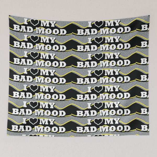 Item preview, I <3 My Bad Mood designed and sold by UniversalError.