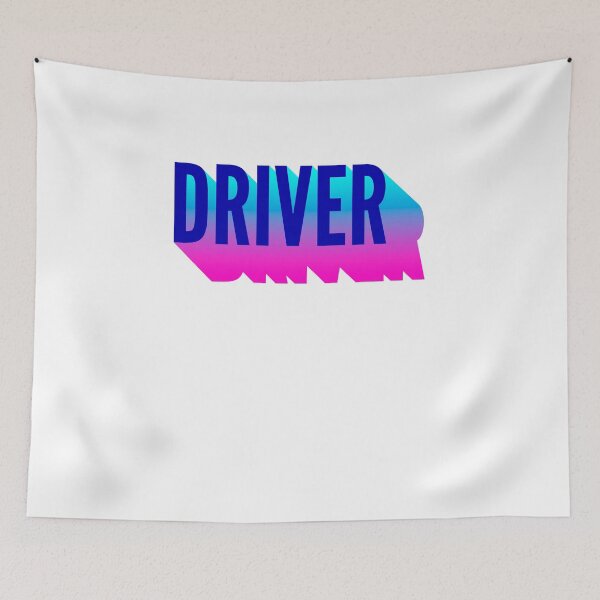Item preview, Driver With Long Gradient Shadow designed and sold by SVPOD.