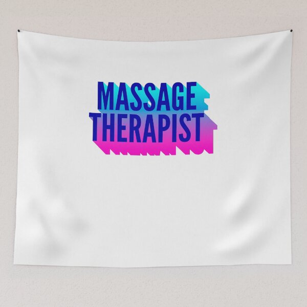Item preview, Massage Therapist With Long Gradient Shadow designed and sold by SVPOD.