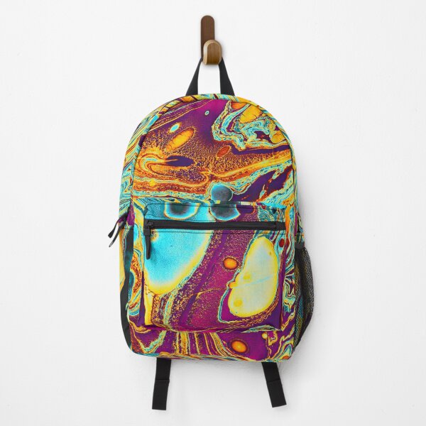 Item preview, Multicolor Psychedelia | Acrylic Paint Pour | Trippy Liquid Art | Trippy Art | Stoked Up Art designed and sold by StokedUpArt.