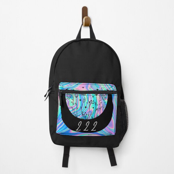 Item preview, 222 Rainbow Gradient Floral Moon designed and sold by ThatZenLife.