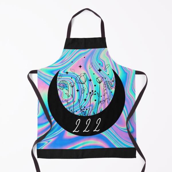 Item preview, 222 Rainbow Gradient Floral Moon  designed and sold by ThatZenLife.