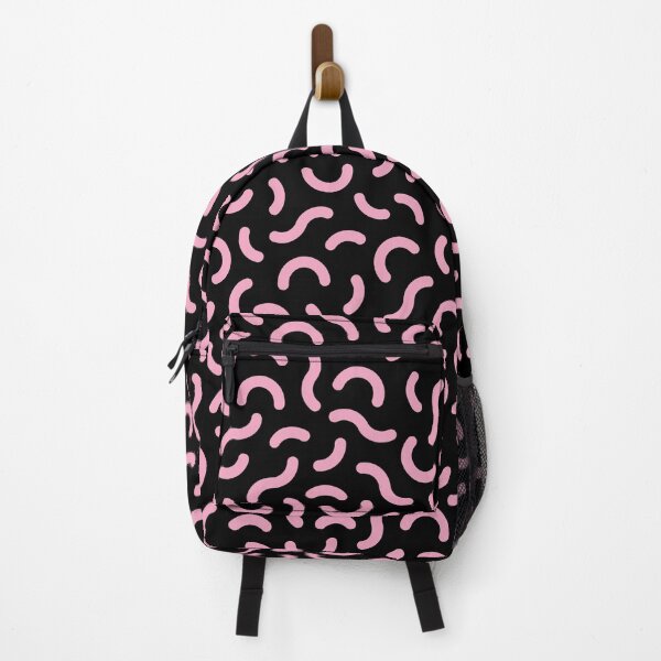 Item preview, Retro Memphis Style Pattern Black and Pink designed and sold by tonymagnerart.