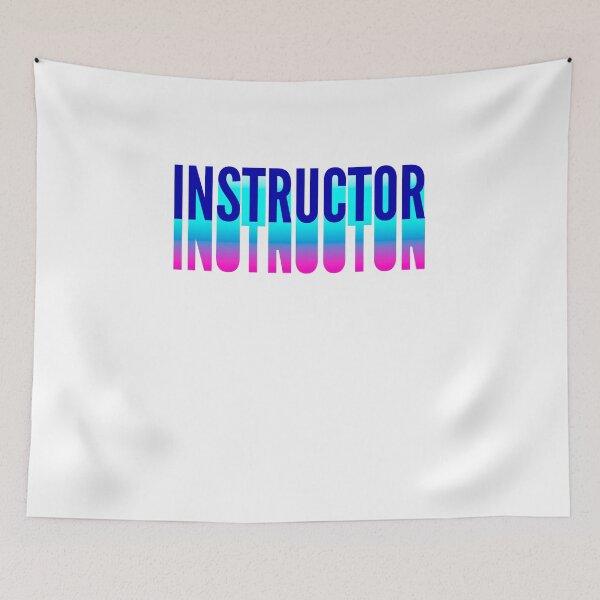Item preview, Instructor With Long Gradient Shadow designed and sold by SVPOD.