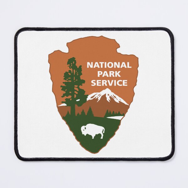 Item preview, National Park Service Logo White Outline  designed and sold by VanyaKar.