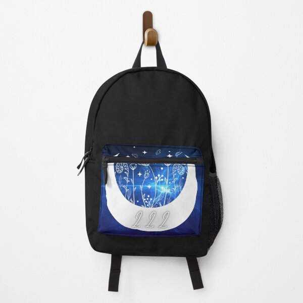 Item preview, 222 Blue Gradient Floral Moon  designed and sold by ThatZenLife.