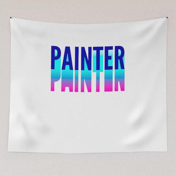 Item preview, Painter With Long Gradient Shadow designed and sold by SVPOD.