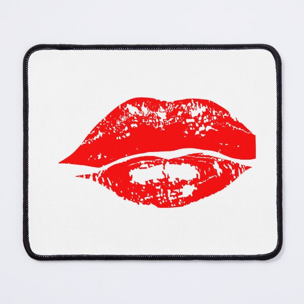 Item preview, red lips poster vintage lipstick print design  designed and sold by Nnone.