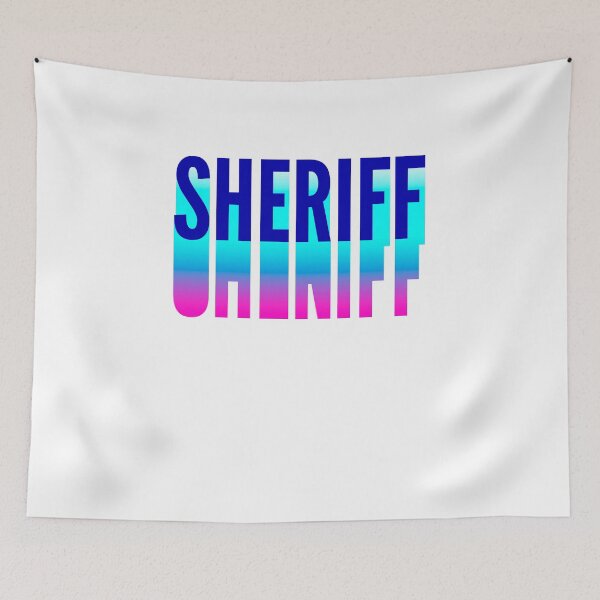 Item preview, Sheriff With Long Gradient Shadow designed and sold by SVPOD.