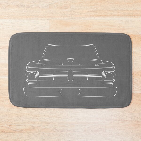 Item preview, 1972 Ford F150 - front stencil, white designed and sold by mal-photography.