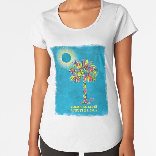 Solar Eclipse 2017 Premium Scoop T-Shirt