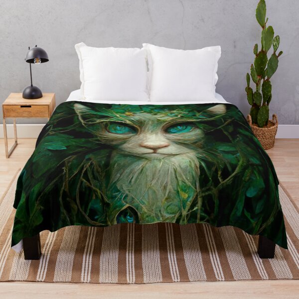 Item preview, Cat Druid Forest designed and sold by shokA Design.