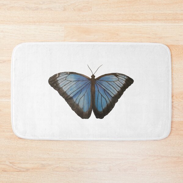 Item preview, blue morpho butterfly ink and colored pencils designed and sold by cortbart.