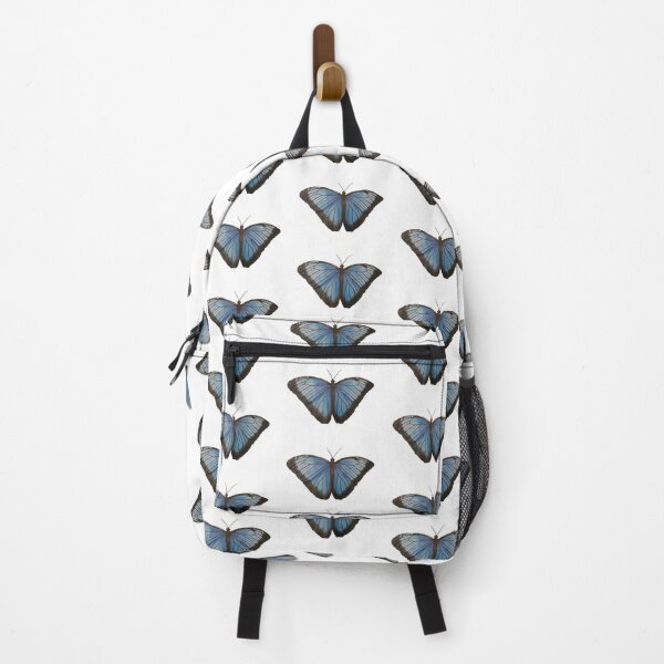 Item preview, blue morpho butterfly ink and colored pencils designed and sold by cortbart.